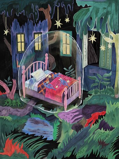 Into the Unconscious - a Digital Art Artowrk by Hoi Yu Karen Ge